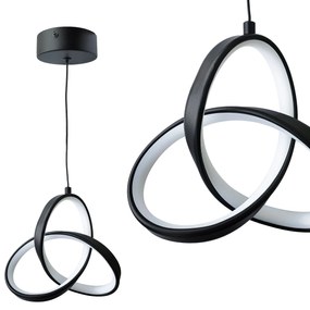 Toolight Toolight, LED stropné osvetlenie 13W, 4000K, APP1784-CP, čierna matná, OSW-08978