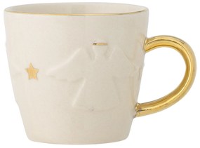 Bloomingville Kameninový hrnček Starry White 200 ml