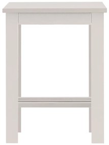 Biely nočný stolík Støraa Trento