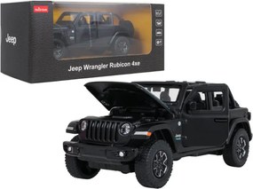 Model auta Jeep Wrangler Rubicon 1:32 RASTAR čierne