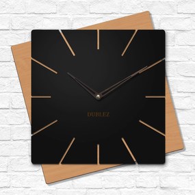 DUBLEZ | Atypické hodiny z dreva - Diagonala