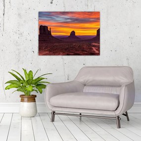 Obraz - Monument Valley v Arizone (70x50 cm)
