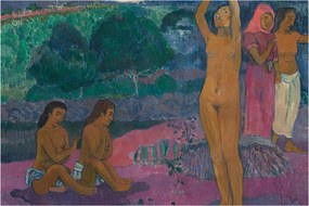 Obraz - Paul Gauguin, The Invocation, reprodukcia (90x60 cm)