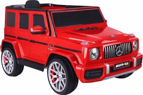 LEAN CARS Elektrické autíčko na batérie Mercedes G63 S306-1 červené