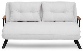 Pohovka futon Sandy (biela). Akcia -19%. Vlastná spoľahlivá doprava až k Vám domov. 1101768