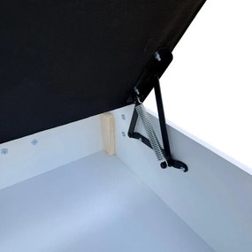 Manželská posteľ 180x200 s úložným priestorom STIG 2 - svetlo hnedá