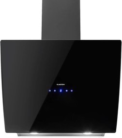 Klarstein Annabelle 60, digestor, 60 cm, nástenný, 595 m³/h, dotykový panel, sklo, čierny