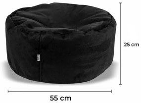 Sedací vak leňošník čierny EMI