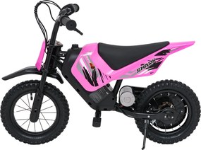 Ramiz Detský elektrický motocykel SHARK ružový
