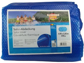 Summer Fun Letná solárna plachta na bazén oválna 600x320 cm PE modrá 428939