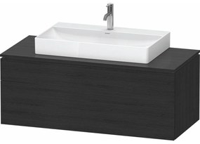 DURAVIT L-Cube závesná skrinka pod umývadlo na dosku, 2 zásuvky, 1220 x 550 x 482 mm, dub čierny, LC4882016160000