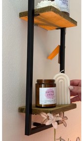 AKCIA Kovová nástenná polica TANDOR 20x55 cm II. akosť