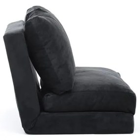 Čierna rozkladacia pohovka 120 cm Taida – Balcab Home