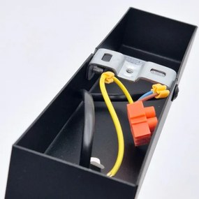 Nástenné svietidlo ASTRID 1xE27/60W/230V matná čierna