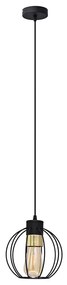 Luster na lanku STARLIGHT 1xE27/15W/230V čierna/zlatá