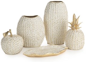 DEKORAČNÁ SOŠKA MOLI 12X12X21 CM ZLATÁ