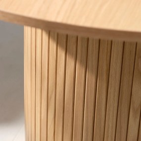 Okrúhly jedálenský stôl v dekore duba ø 120 cm Nola – Unique Furniture