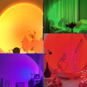 DexXer Viacfarebná LED lampa s diaľkovým ovládaním - RGB