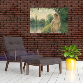 Obraz - Camille Pissarro, The Bather, reprodukcia (90x60 cm)