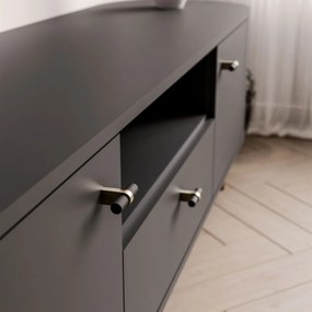 TV STOLÍK LANDRY PRESTIGE ČIERNY 180 cm