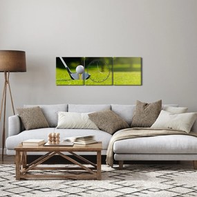Obraz - Golf (s hodinami) (90x30 cm)