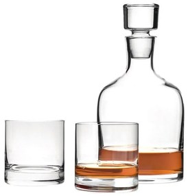 Leonardo Karafa + 2 poháre na whisky SET/3ks číre sklo 60003L