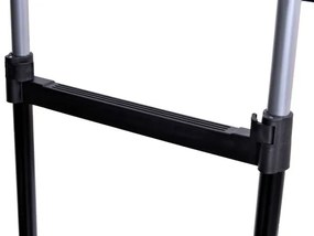 Vešiakový stojan na kolieskach MIA čierny