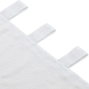 Homede Záclona Kresz Loops, biela, 140 x 140 cm