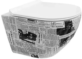 Závesná WC misa Paper