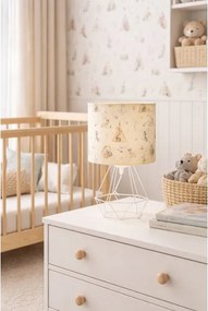 Detská stolná lampa KIDS ROOM 1xE27/60W/230V, priemer 18 cm, motív zvieratiek