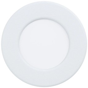 EGLO Podhľadové LED bodové osvetlenie FUEVA 5, 2,7W, teplá biela, 86mm, okrúhle, biele