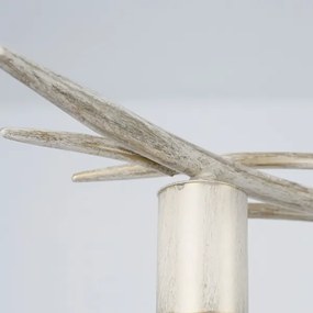 Stropné svietidlo GARNISH 4xE27/15W/230V biela/patina