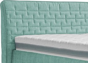 Posteľ Rita 180x200 cm, aqua modro-zelená látka