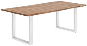 furniture-nabytek.cz - Masívny jedálenský stôl Bullwer z akácie, lakovaný, hnedý – 170×90 cm