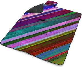 Sablio Plážová deka Nafarbené drevo: 200x140 cm