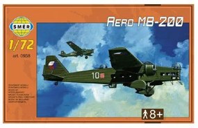 Model Aero MB-200 1:72 22,3x31,2cm v krabici 35x22x5cm