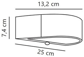 Nordlux - LED solárne nástenné svietidlo MONAY LED/5W/5V IP44 so senzorom