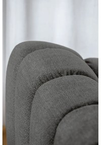 Sivá rohová pohovka (pravý roh/s leňoškou) Shell – Miuform