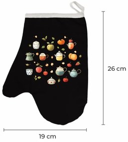 Kuchynská rukavica Twist EMI, sivá