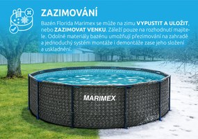 Marimex | Bazén Marimex Florida 3,66x0,99 m so zabudovaným skimmerom - motív RATAN | 10340317