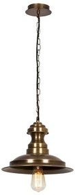 Luster na lanku SIVANI 1xE27/40W/230V bronzový