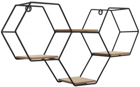 Tutumi Nástěnná police HEXAGON