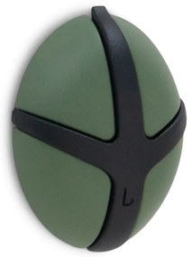 Tmavozelený nástenný háčik Tick – Spinder Design