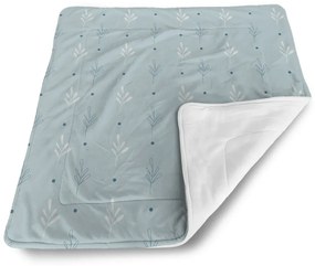 Sablio Deka pre bábätko Modré a Biele lístky - 80x100 cm