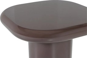 Lesklý odkladací stolík 50x50 cm Zava – WOOOD