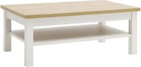 XXXLutz KONFERENČNÝ STOLÍK, biela, farba duba, kompozitné drevo, 114/70/46 cm Livetastic - Stolíky do obývačky - 001700020003