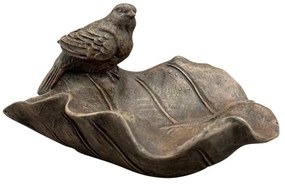 Exner GmbH Napájadlo pre vtáky Kristopher, 9,5x16,8 cm, magnézium, hnedá