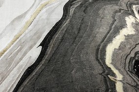 Koberec Kashmir KR287S sivý / čierny