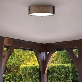 Hinkley HK-SAWYER-F-M-SQ - Stropné svietidlo SAWYER 3xE14/40W/230V pr. 38cm hnedá