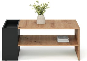 Konferenčný stolík MURCIA 100 cm dub artisan/čierny